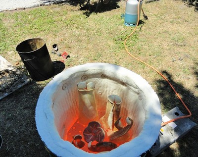 Four à gaz (pour raku) cuisson 1000°
