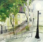 Escalier de Montmartre   60x60